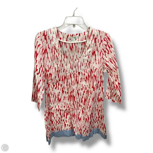 Swimwear Cover-up By Boden In Blue Red & White, Size: M