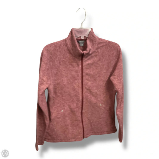 Athletic Jacket By Eddie Bauer In Red, Size: M
