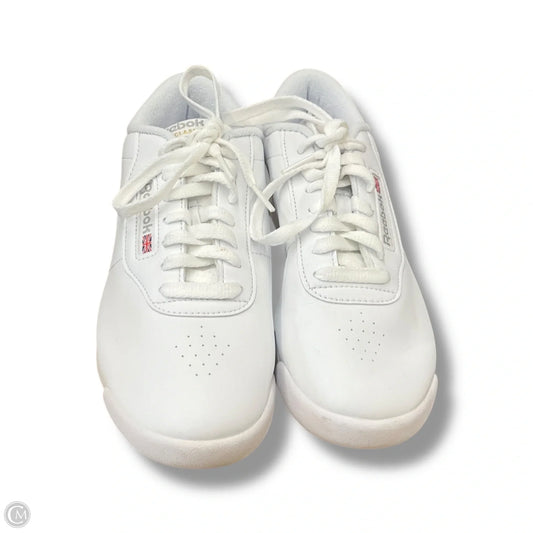 Shoes Athletic By Reebok In White, Size: 10
