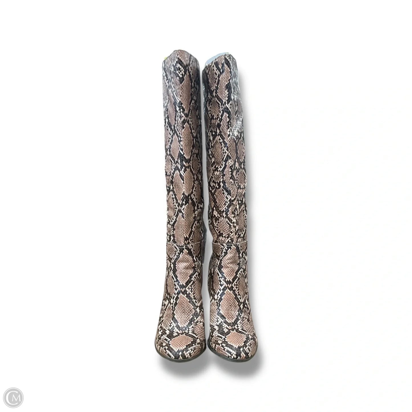 Boots Mid-calf Heels By A New Day In Animal Print, Size: 8