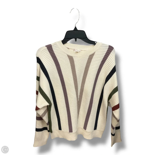 Sweater By Hem & Thread In Striped Pattern, Size: M