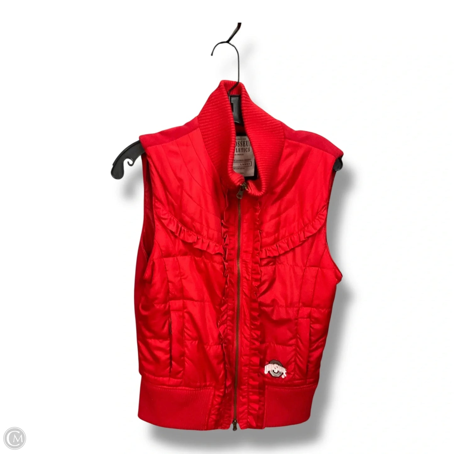 Vest Puffer & Quilted By Colosseum In Red, Size: L