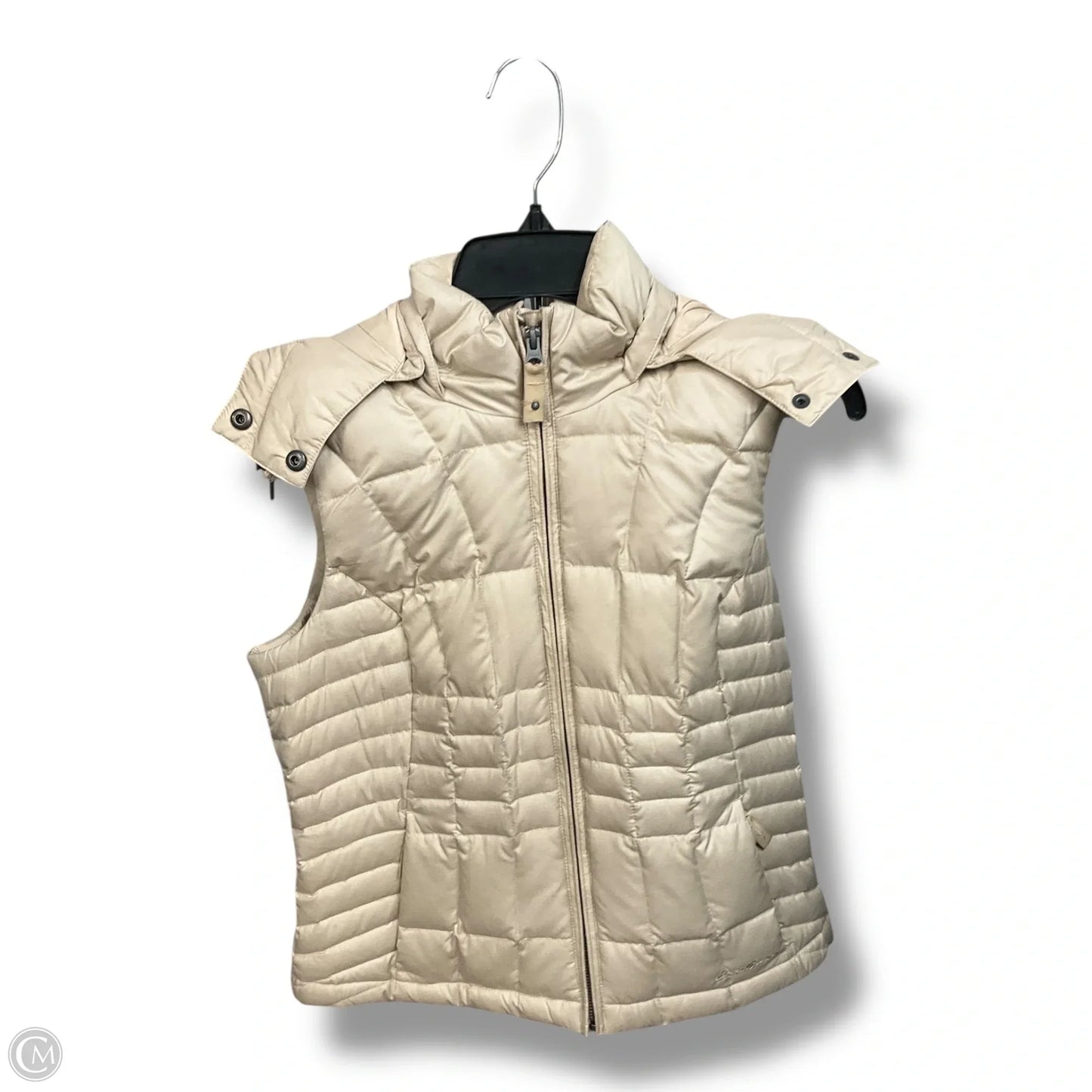 Vest Puffer & Quilted By Eddie Bauer In Beige, Size: Sp