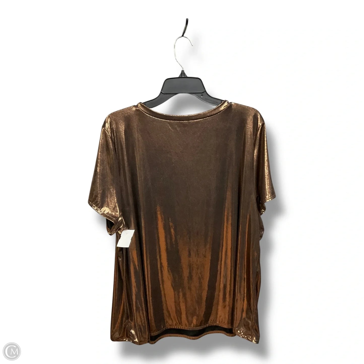 Top Short Sleeve By Torrid In Copper, Size: 3x