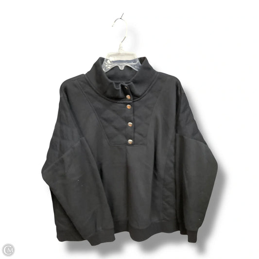 Sweatshirt Collar By Sonoma In Black, Size: 2x