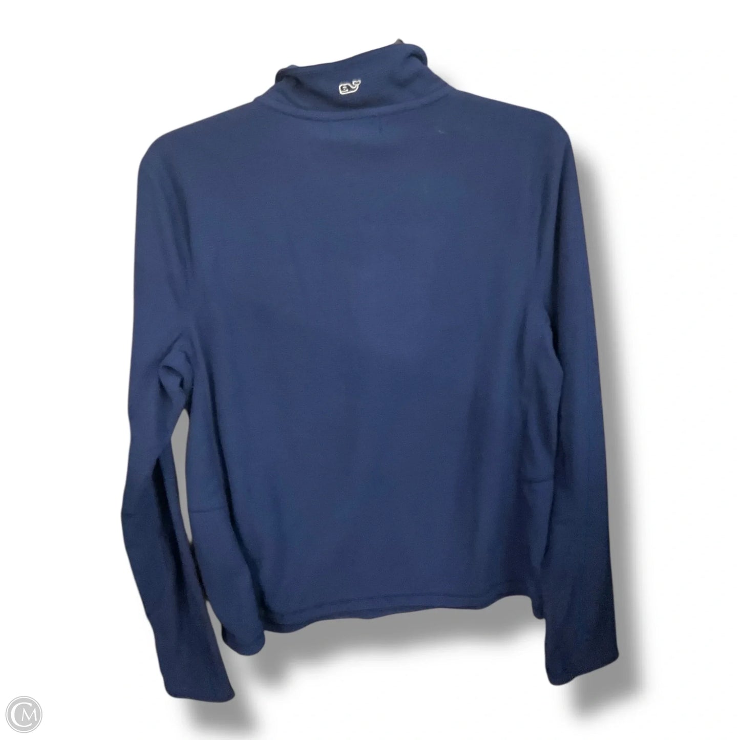 Athletic Top Long Sleeve Collar By Vineyard Vines In Blue, Size: L