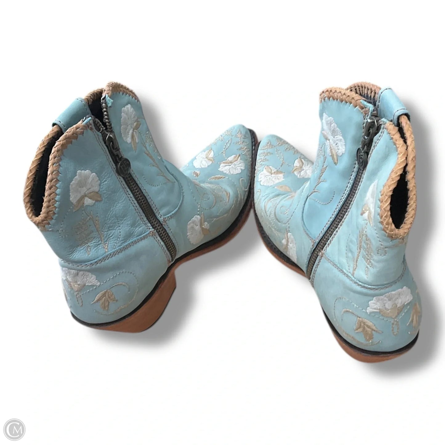 Boots Western By Cma In Green & White, Size: 8