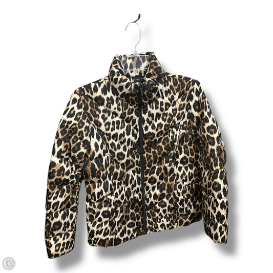 Jacket Puffer & Quilted By Lands End In Animal Print, Size: Xs