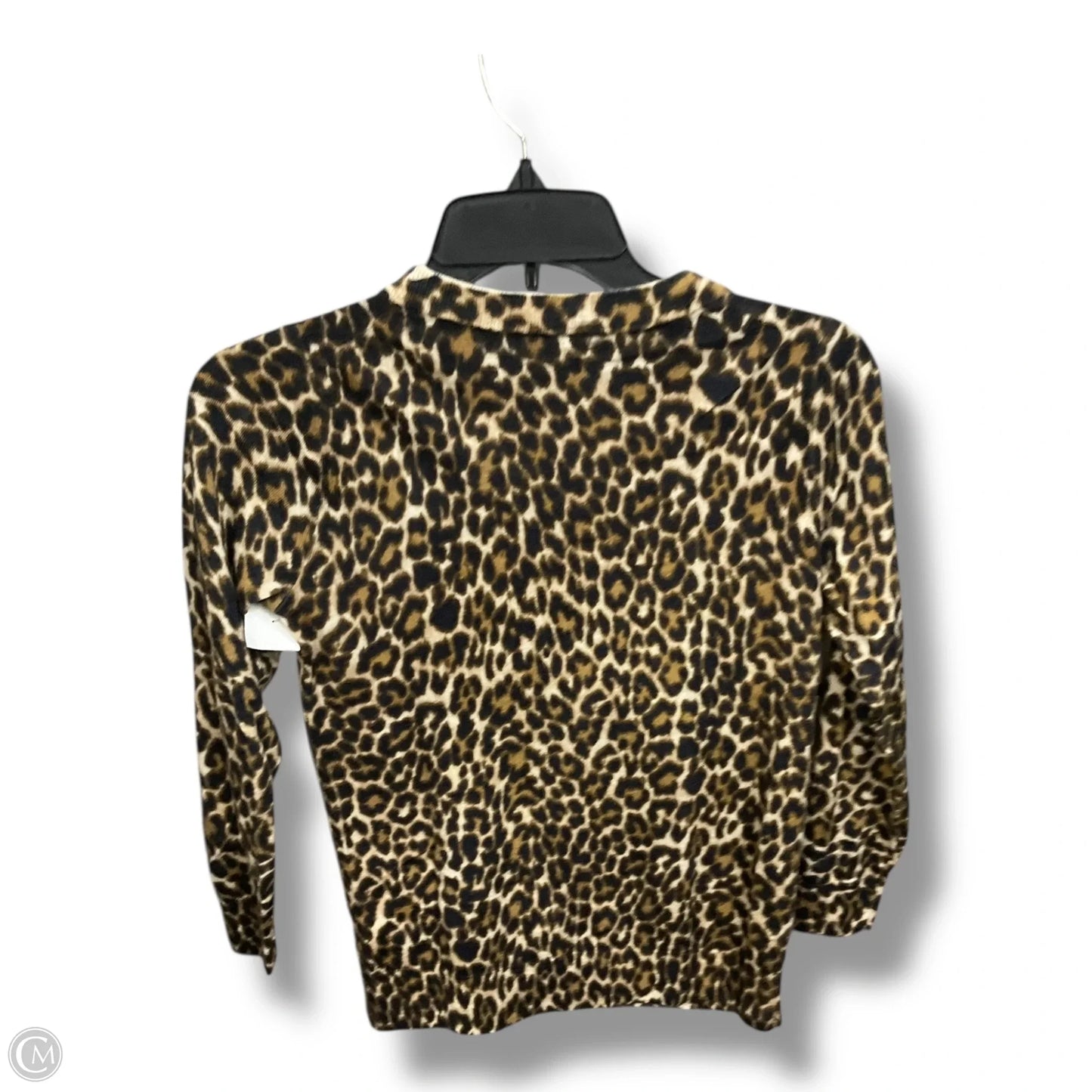 Top Long Sleeve By J. Crew In Animal Print, Size: S