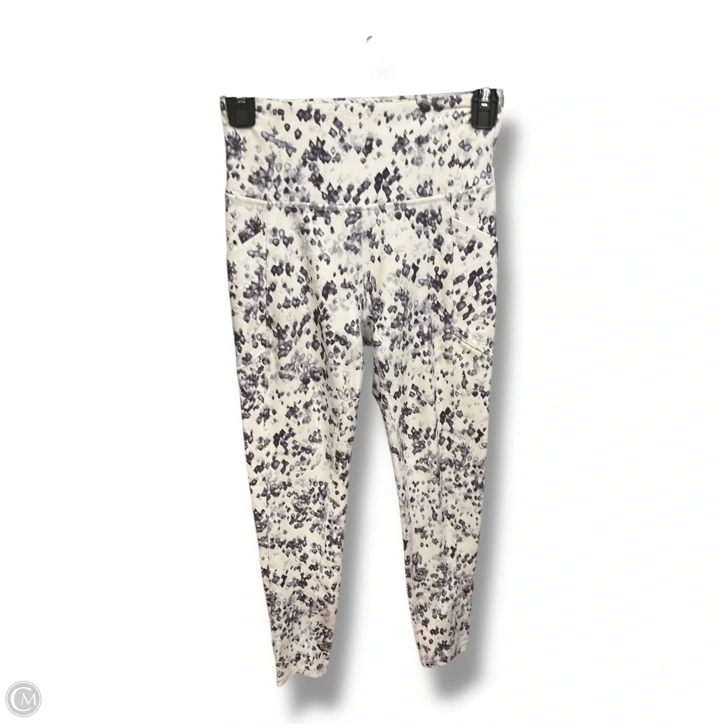 Athletic Leggings By Balance Collection In Purple & White, Size: S