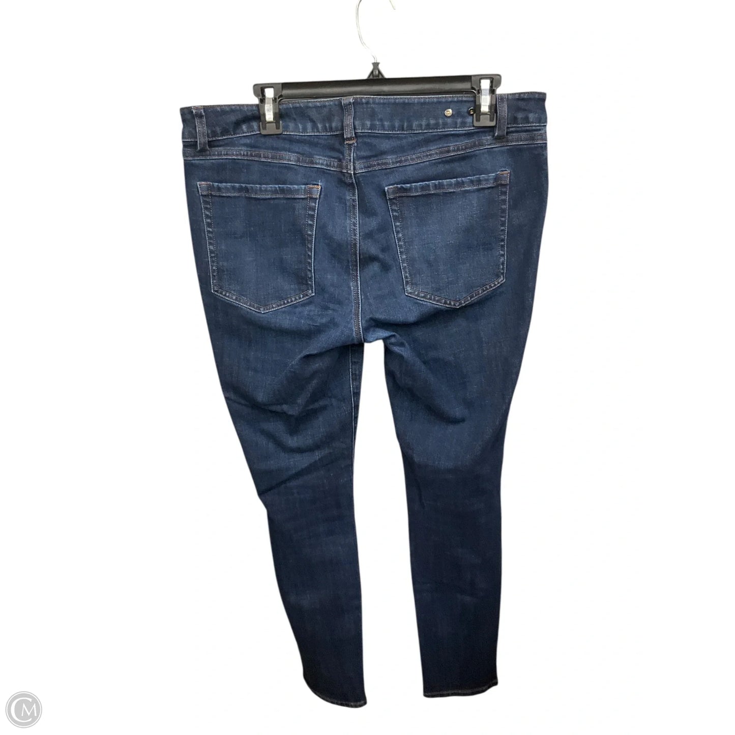 Jeans Skinny By Cabi In Blue Denim, Size: 12