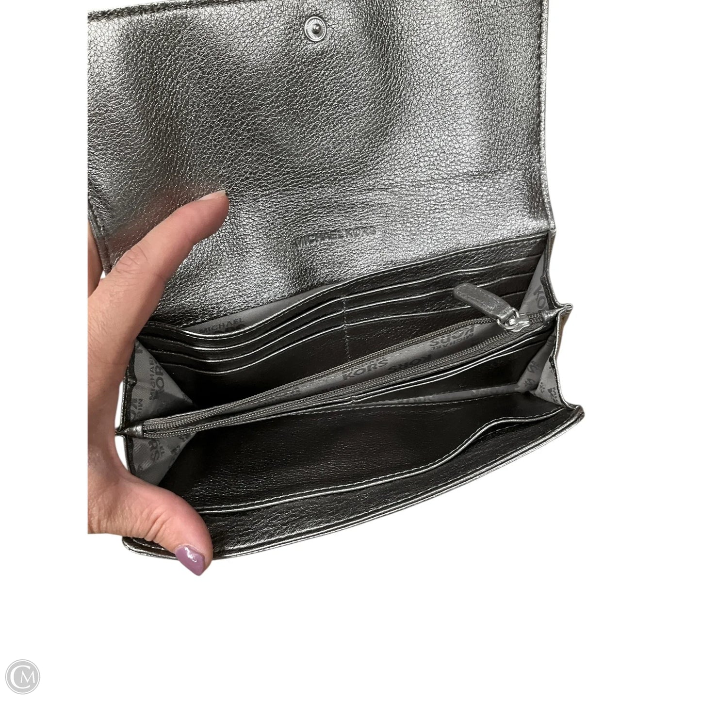 Wallet Leather By Michael By Michael Kors, Size: Large