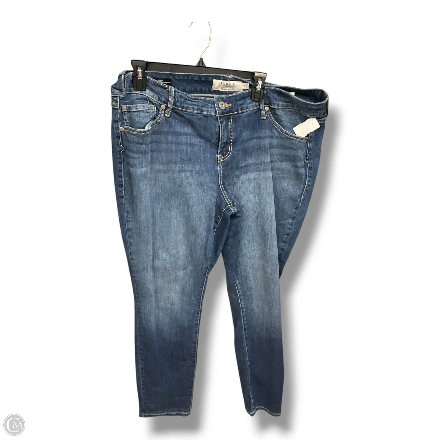 Jeans Skinny By Torrid In Blue Denim, Size: 18