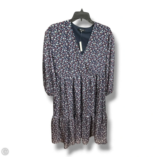 Dress Casual Midi By Madewell In Floral Print, Size: Xs