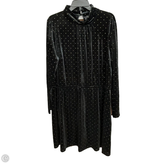 Dress Party Short By Lane Bryant In Black & Gold, Size: 3x