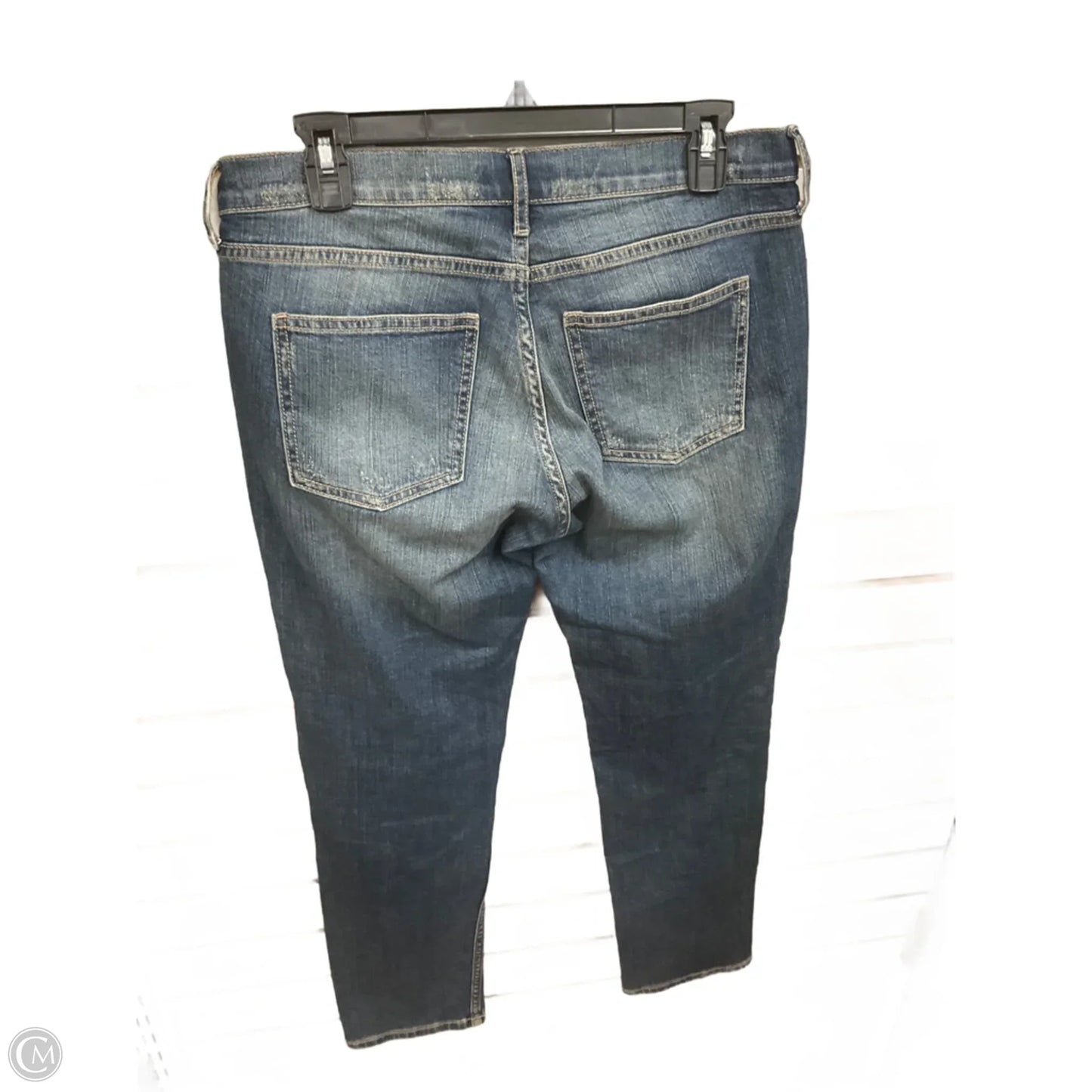 Jeans Boyfriend By Banana Republic In Blue Denim, Size: 4