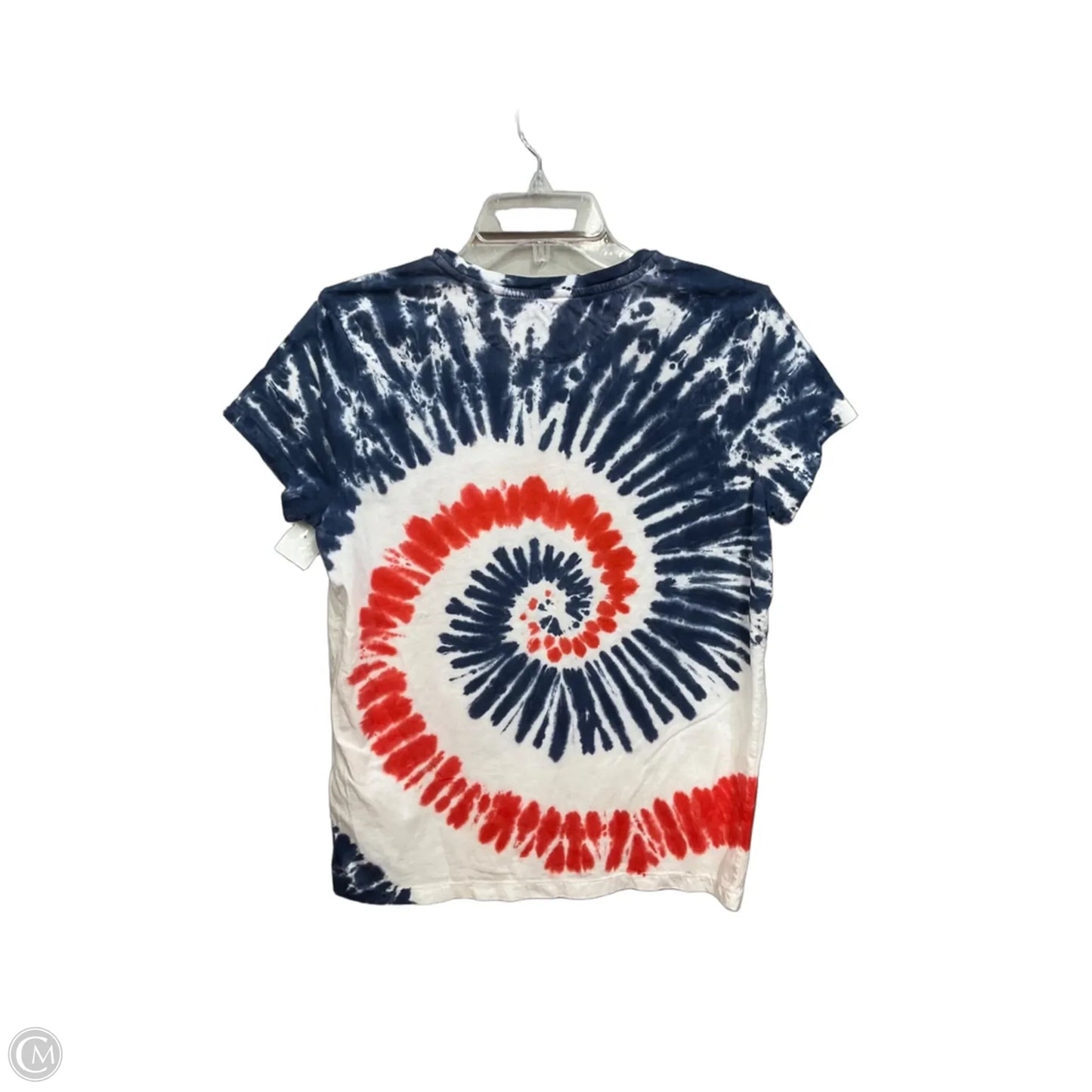 Top Short Sleeve Basic By Polo Ralph Lauren In Tie Dye Print, Size: S