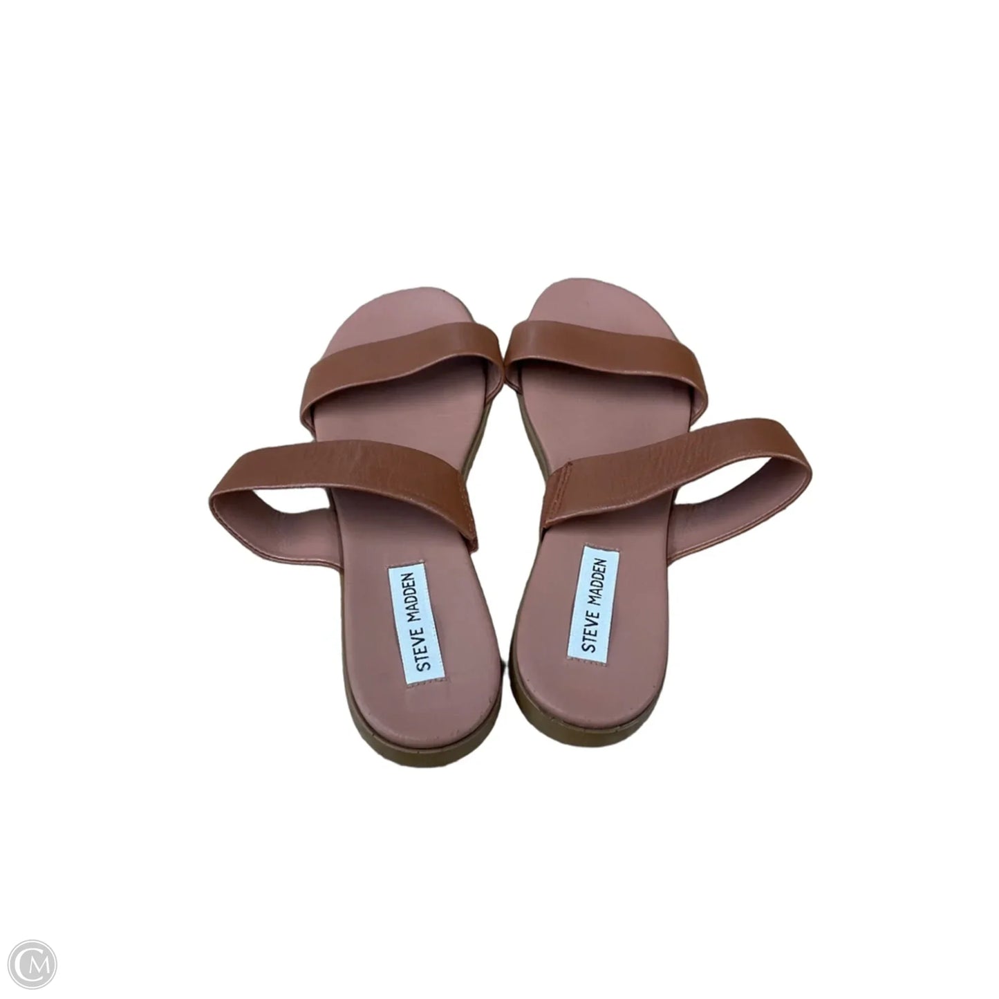 Sandals Flats By Steve Madden In Brown, Size: 7.5