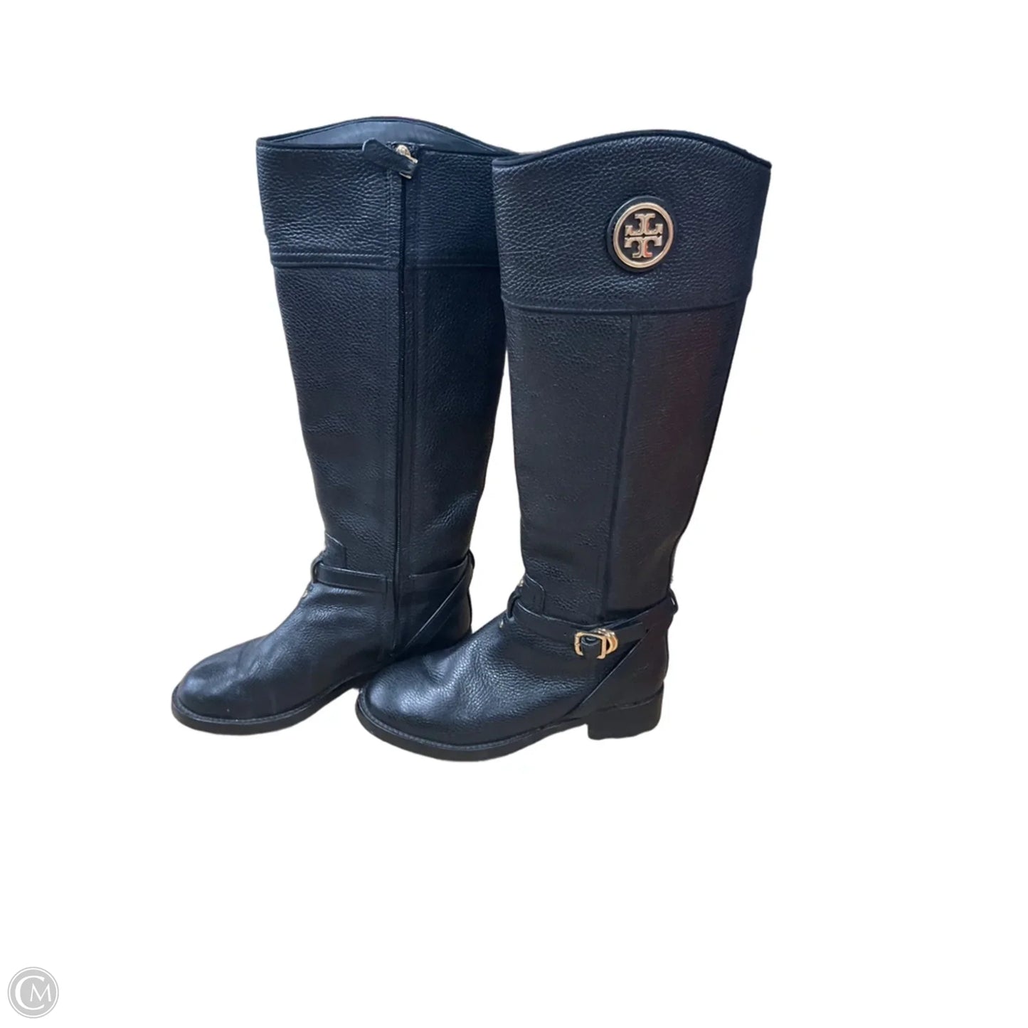 Boots Designer By Tory Burch In Black, Size: 6.5