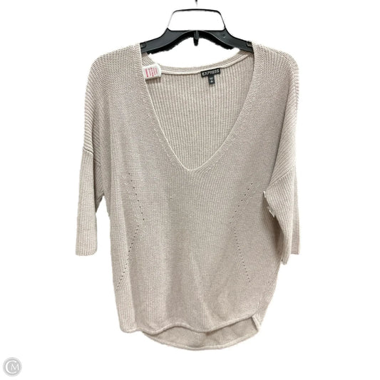 Sweater By Express In Taupe, Size: S
