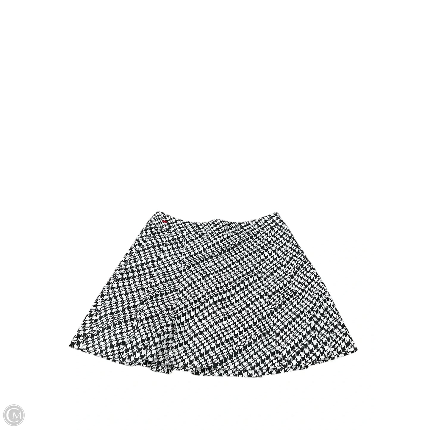 Athletic Skort By Clothes Mentor In Black & White, Size: 12