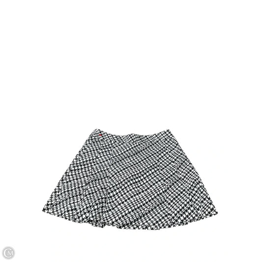 Athletic Skort By Clothes Mentor In Black & White, Size: 12