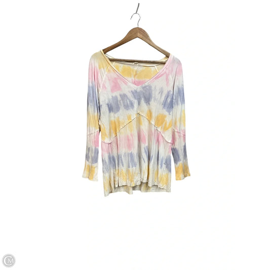 Top Long Sleeve By Pol In Multi-colored, Size: M