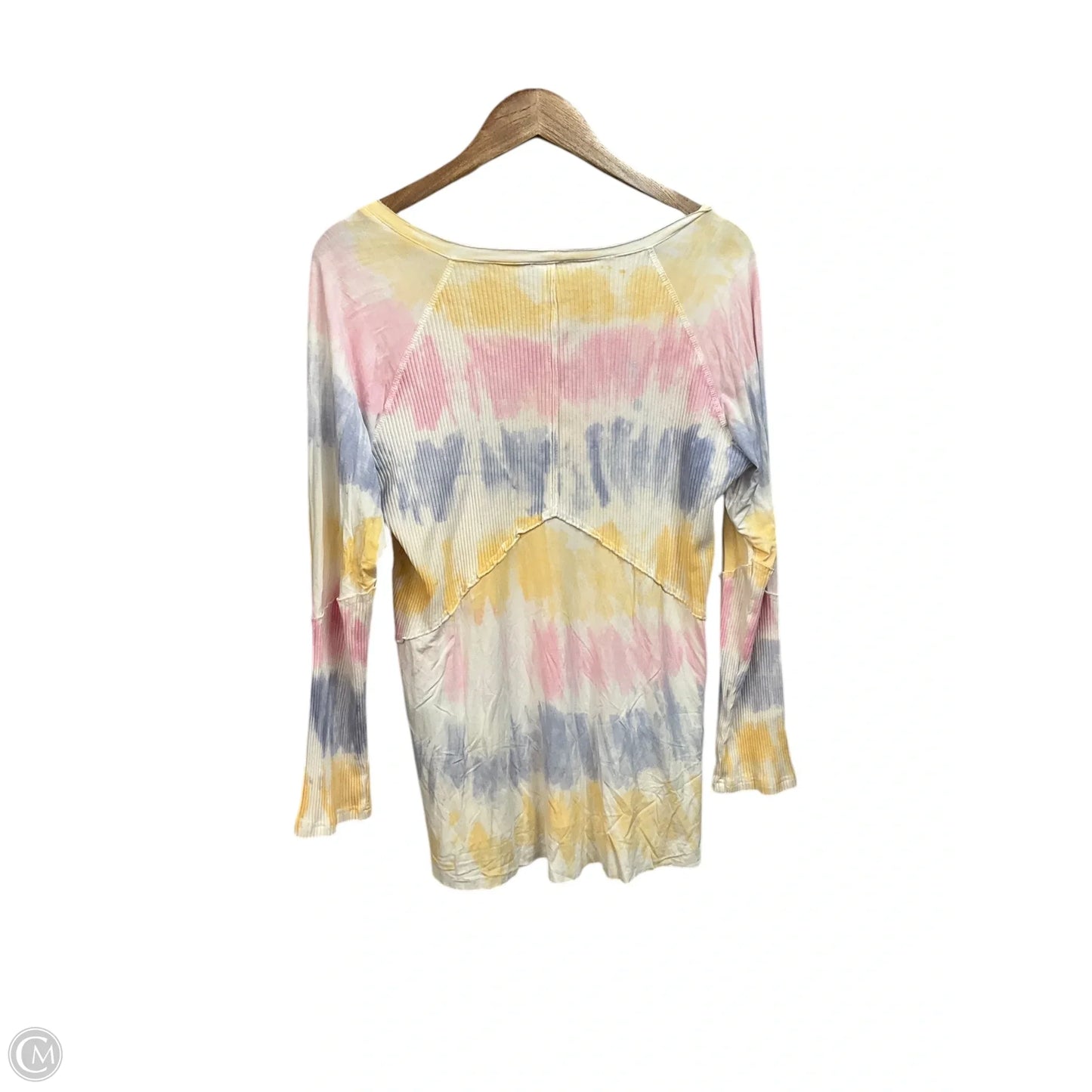 Top Long Sleeve By Pol In Multi-colored, Size: M