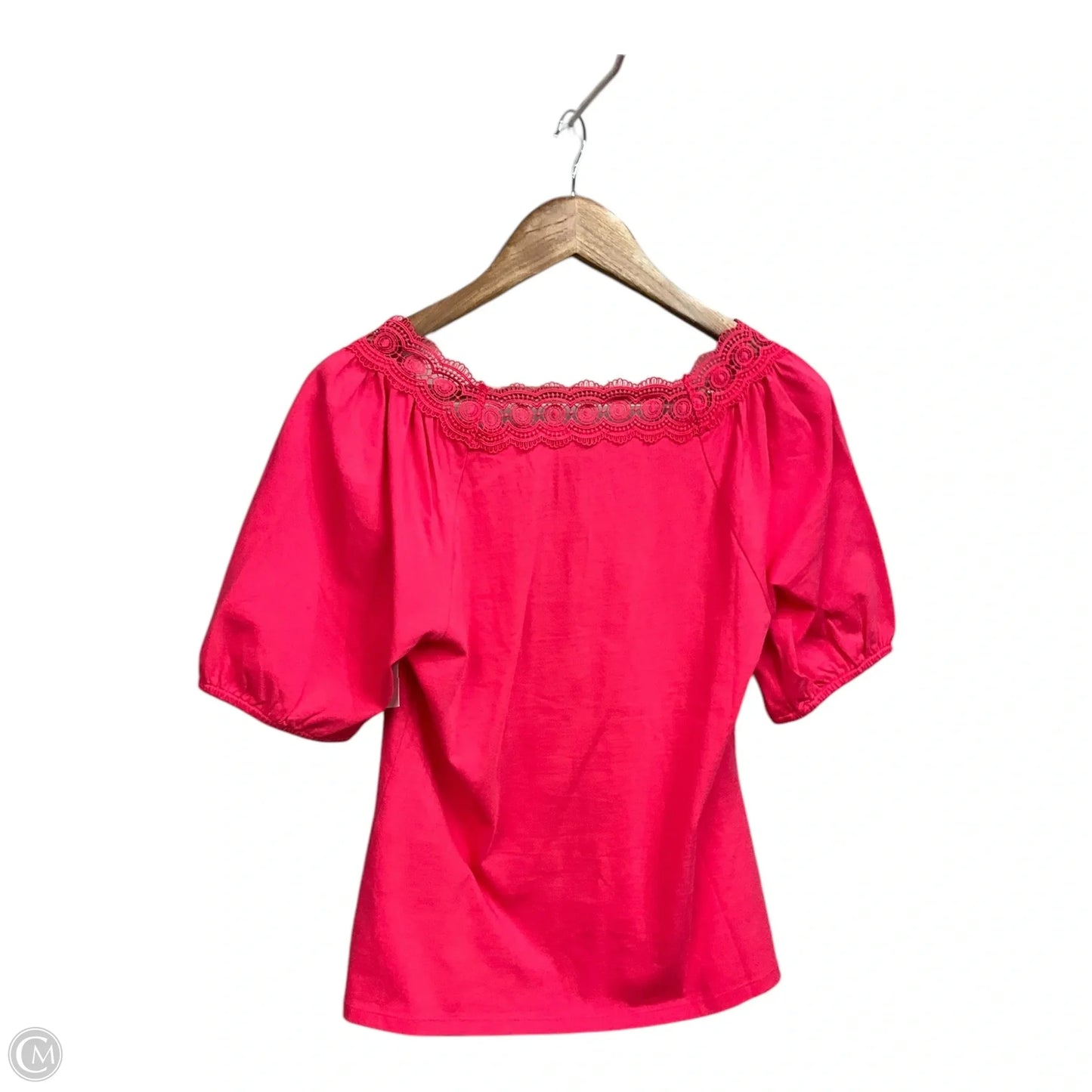 Top Short Sleeve By Talbots In Pink, Size: Xs