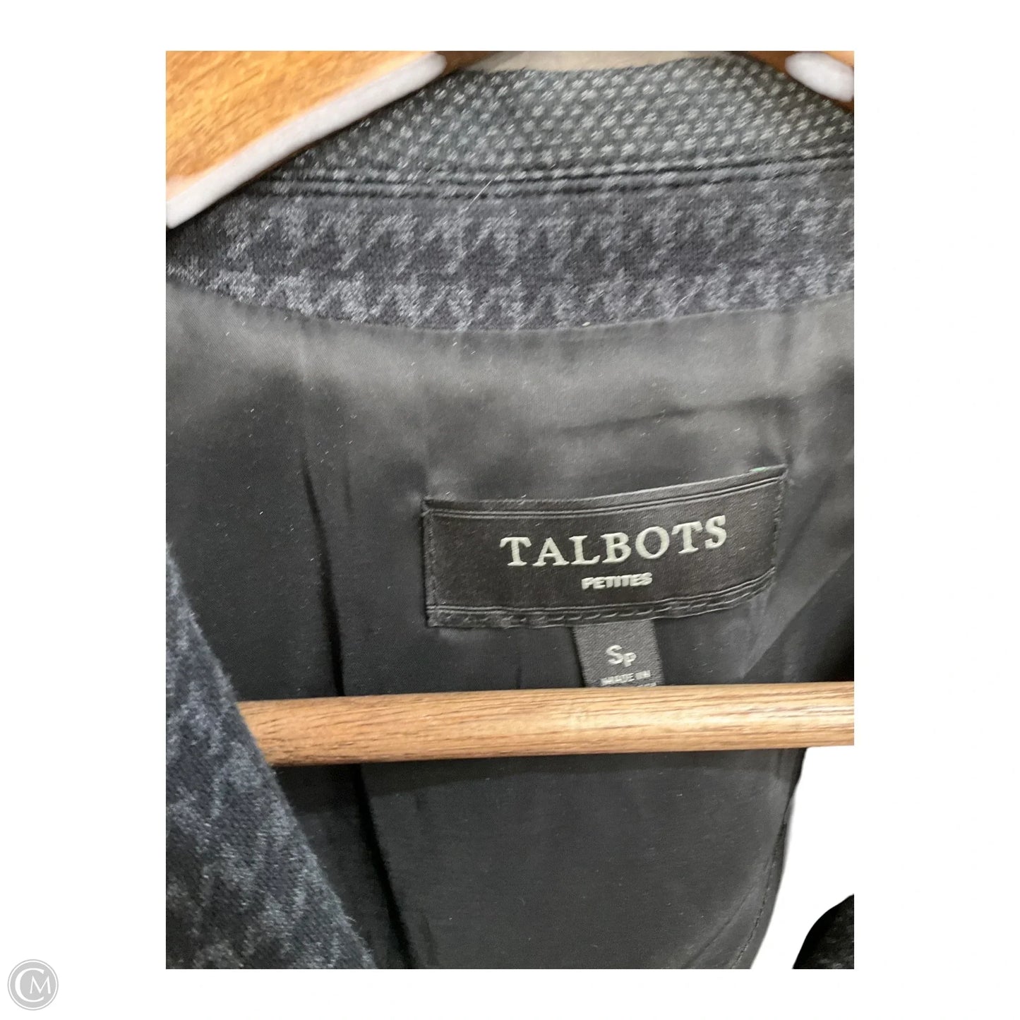 Blazer By Talbots In Grey, Size: Sp