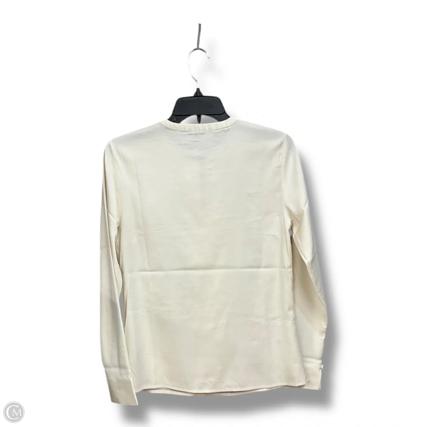 Blouse Long Sleeve By Express In Ivory, Size: Xs