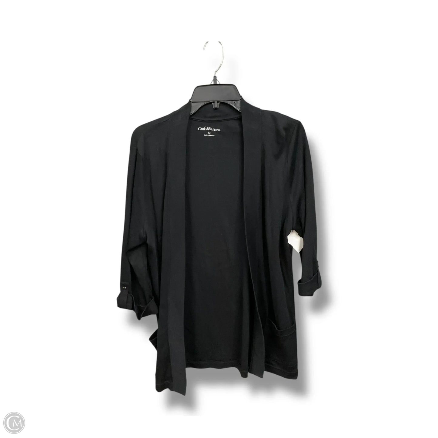 Cardigan By Croft And Barrow In Black, Size: M