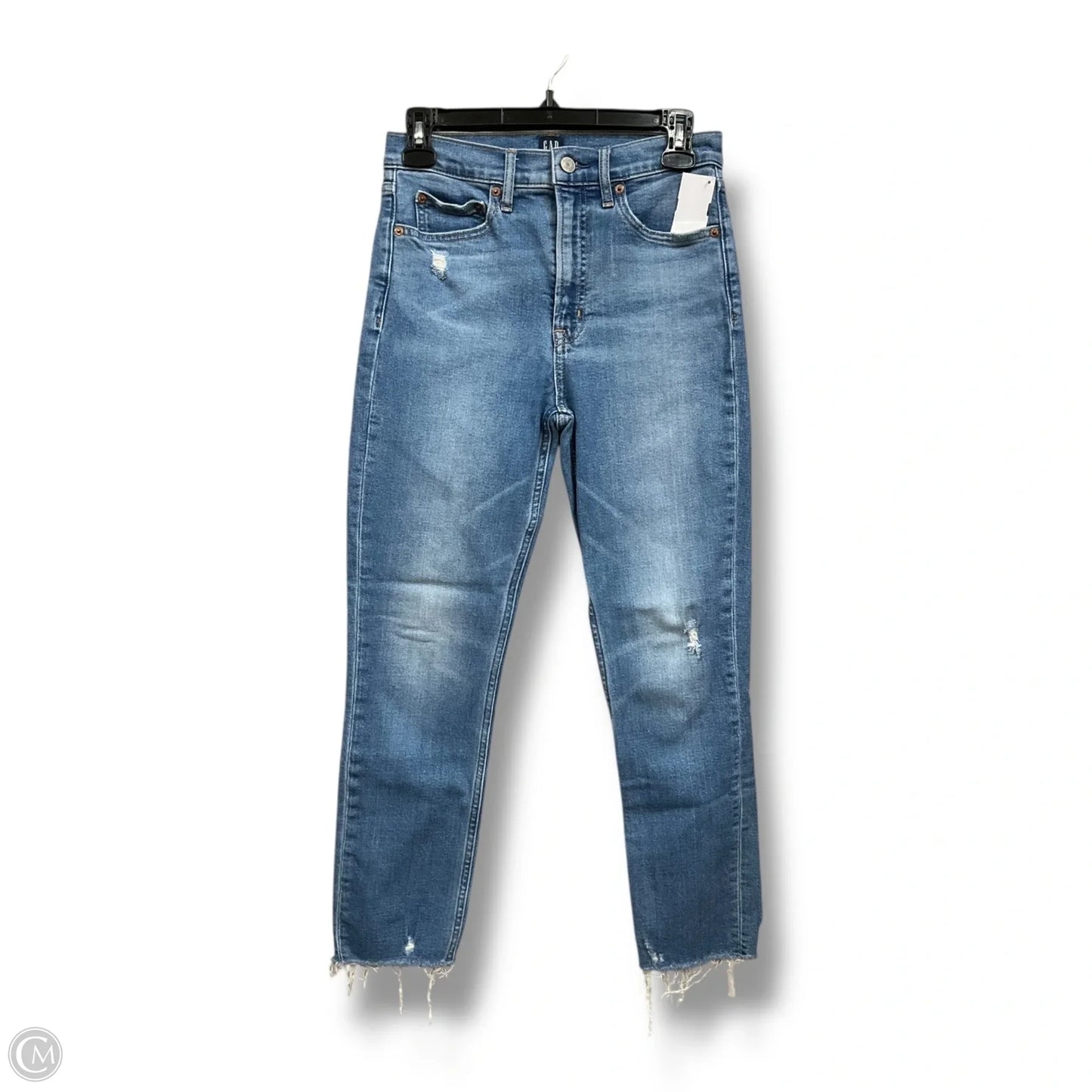 Jeans Skinny By Gap In Blue Denim, Size: 4