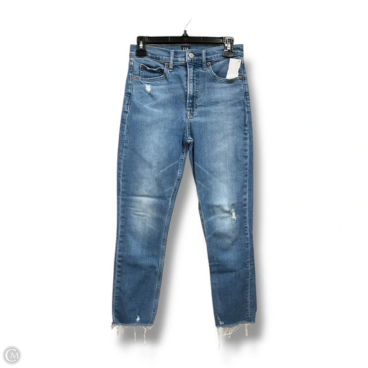 Jeans Skinny By Gap In Blue Denim, Size: 4