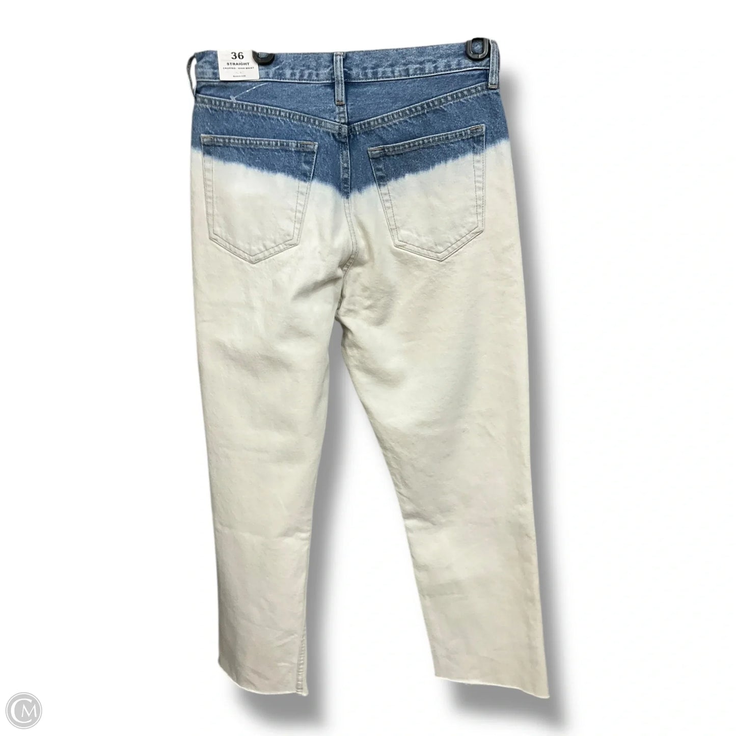 Jeans Wide Leg By Mng In Blue Denim, Size: 10