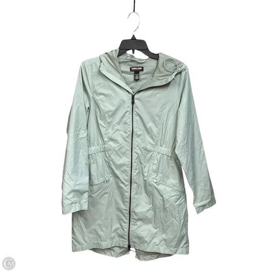 Jacket Windbreaker By Kirkland In Aqua, Size: Xs