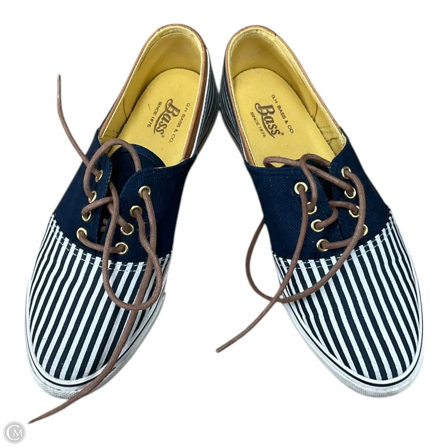 Shoes Sneakers By Bass In Striped Pattern, Size: 5.5