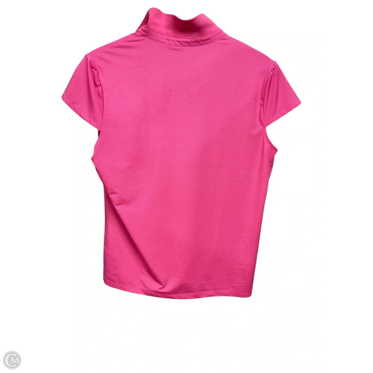 Athletic Top Short Sleeve By Ralph Lauren In Pink, Size: L