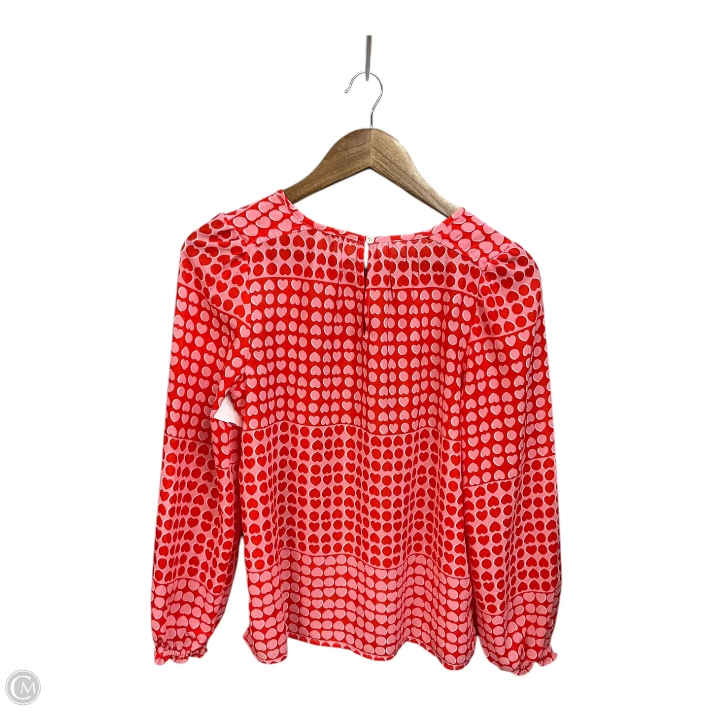 Top Long Sleeve By Loft In Red, Size: Xs