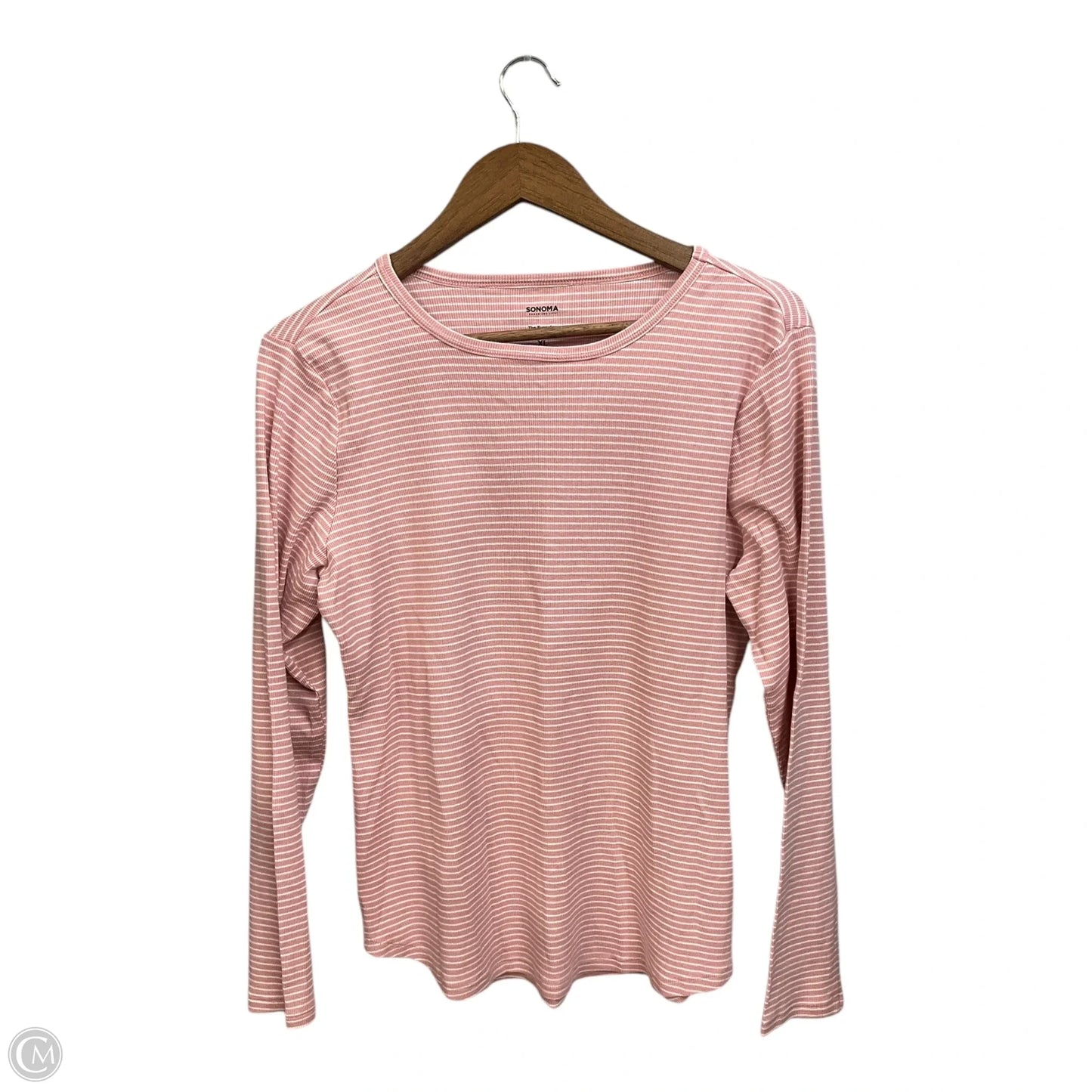 Top Long Sleeve By Sonoma In Striped Pattern, Size: Xl