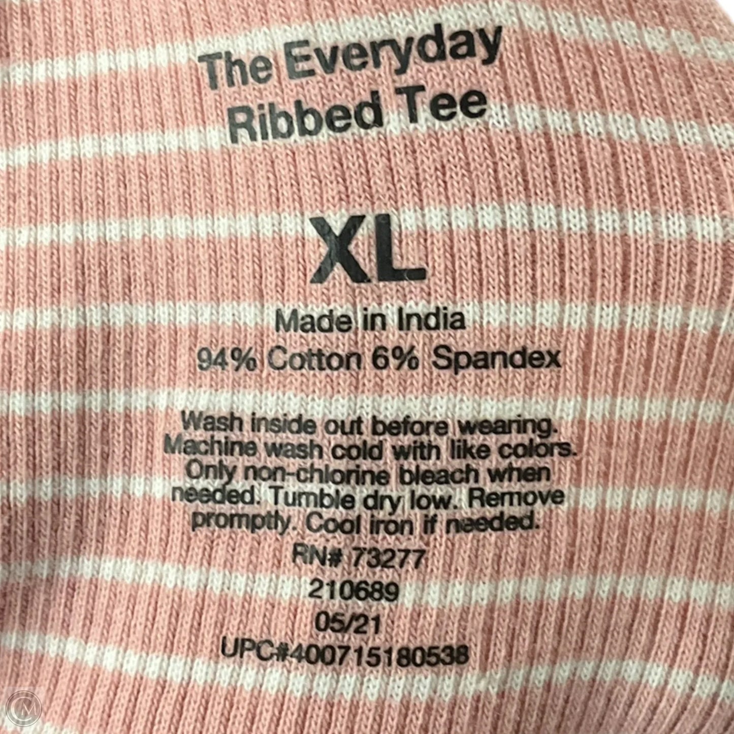 Top Long Sleeve By Sonoma In Striped Pattern, Size: Xl