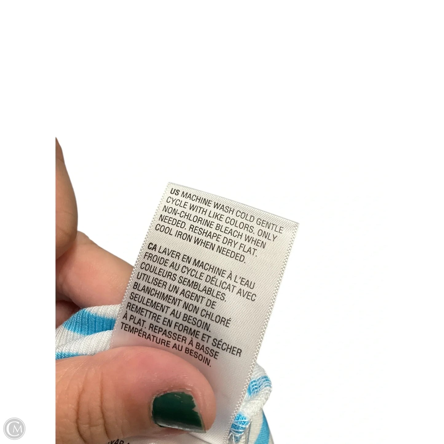 Top Long Sleeve By Clothes Mentor In Striped Pattern, Size: Xxl