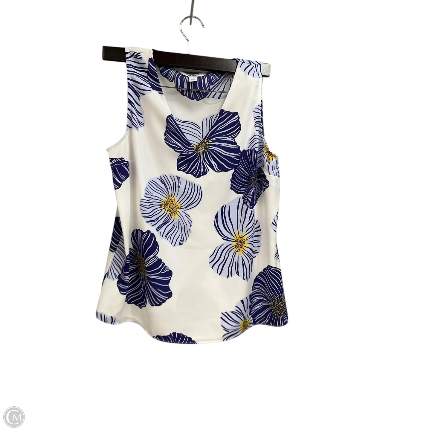 Blouse Sleeveless By Nine West Apparel In Floral Print, Size: S