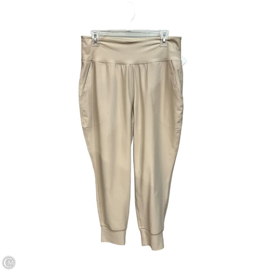 Athletic Pants By Old Navy In Cream, Size: Lp