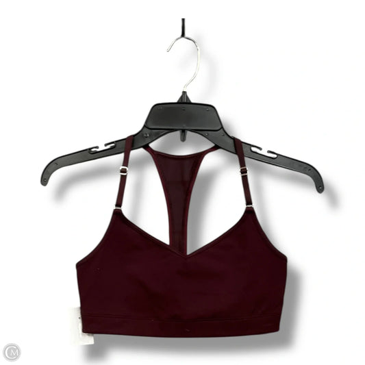 Athletic Bra By Victorias Secret In Maroon, Size: S