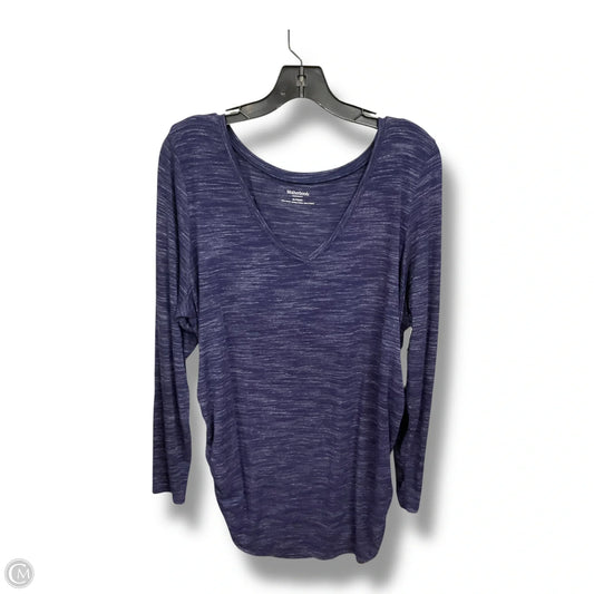 Maternity Top Long Sleeve By Motherhood, Size: Xl