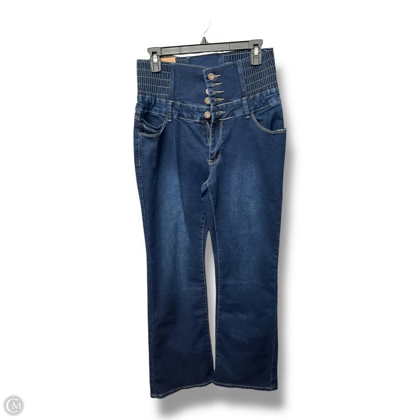 Jeans Boot Cut By Clothes Mentor In Blue Denim, Size: 12