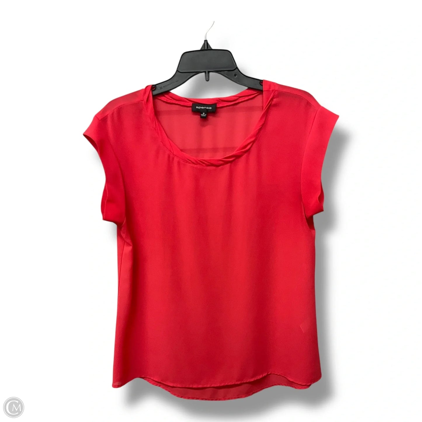 Top Short Sleeve Basic By Spense In Pink, Size: M