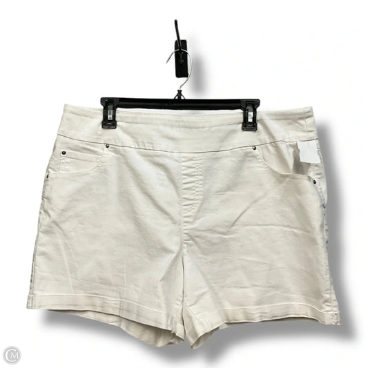 Shorts By Time And Tru In White Denim, Size: Xl