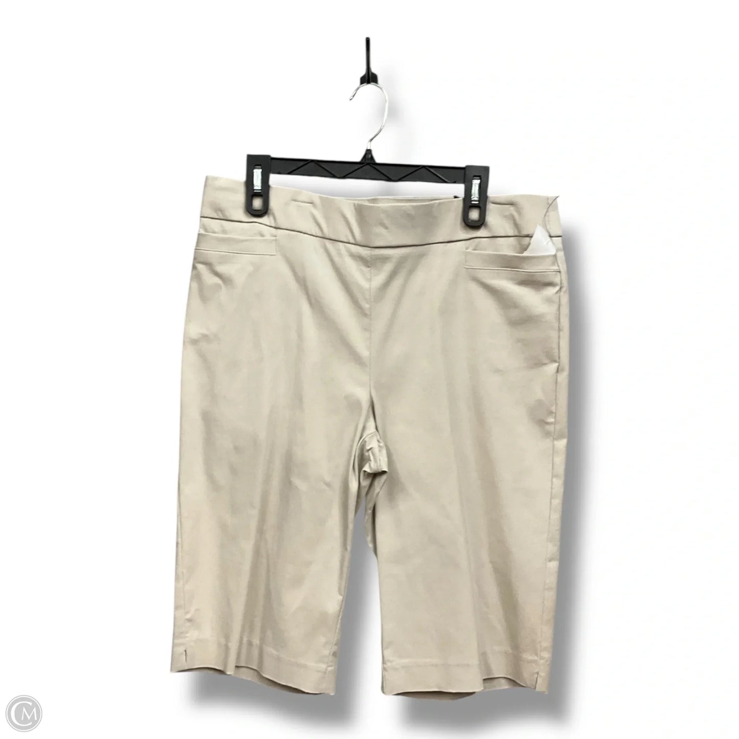 Shorts By Dana Buchman In Tan, Size: L